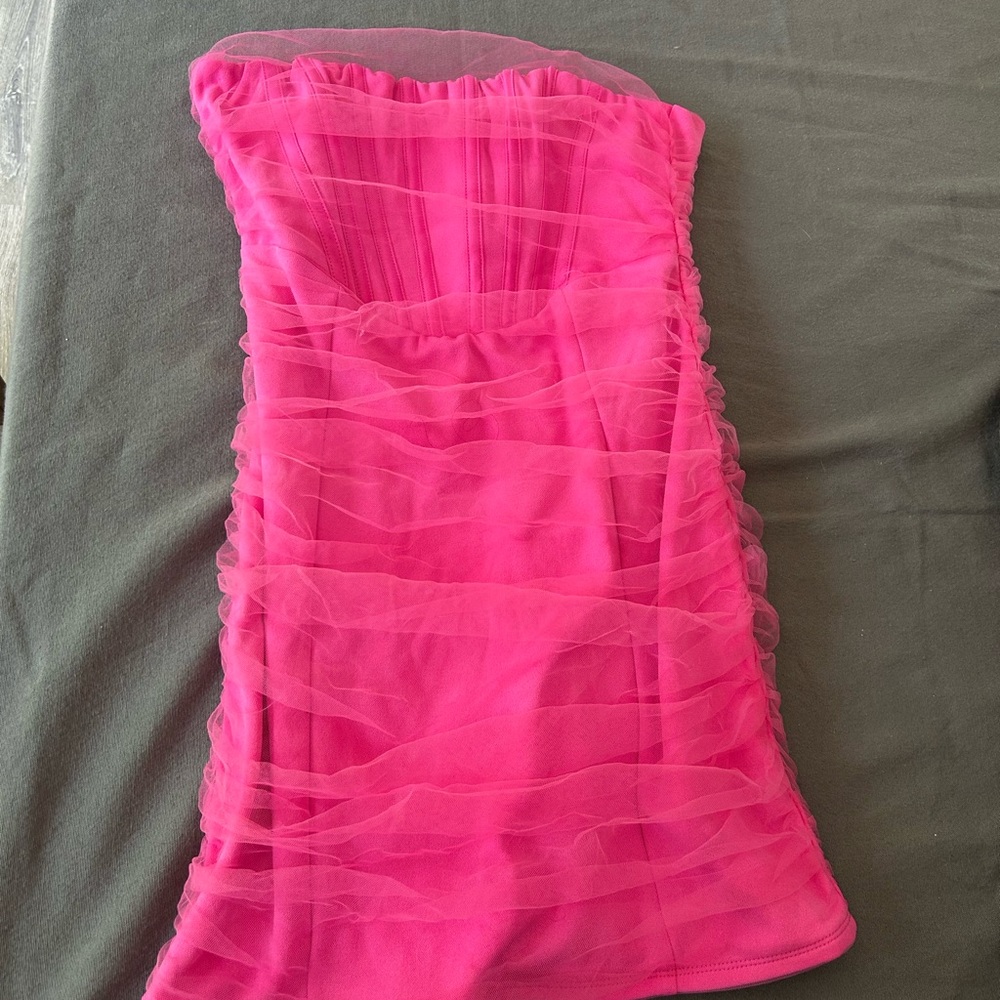Women's Mini Dress - Vibrant Pink